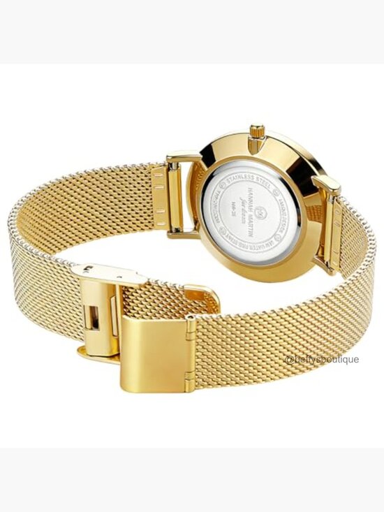 Stainless Steel Expansion Band Analog Quartz Wristwatch 30M Waterproof main image 4